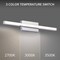 Dweled Parallax 24in LED Wall Sconce 3-CCT 2700K-3000K-3500K Set to 3000K in Chrome WS-73124 - alternate 4